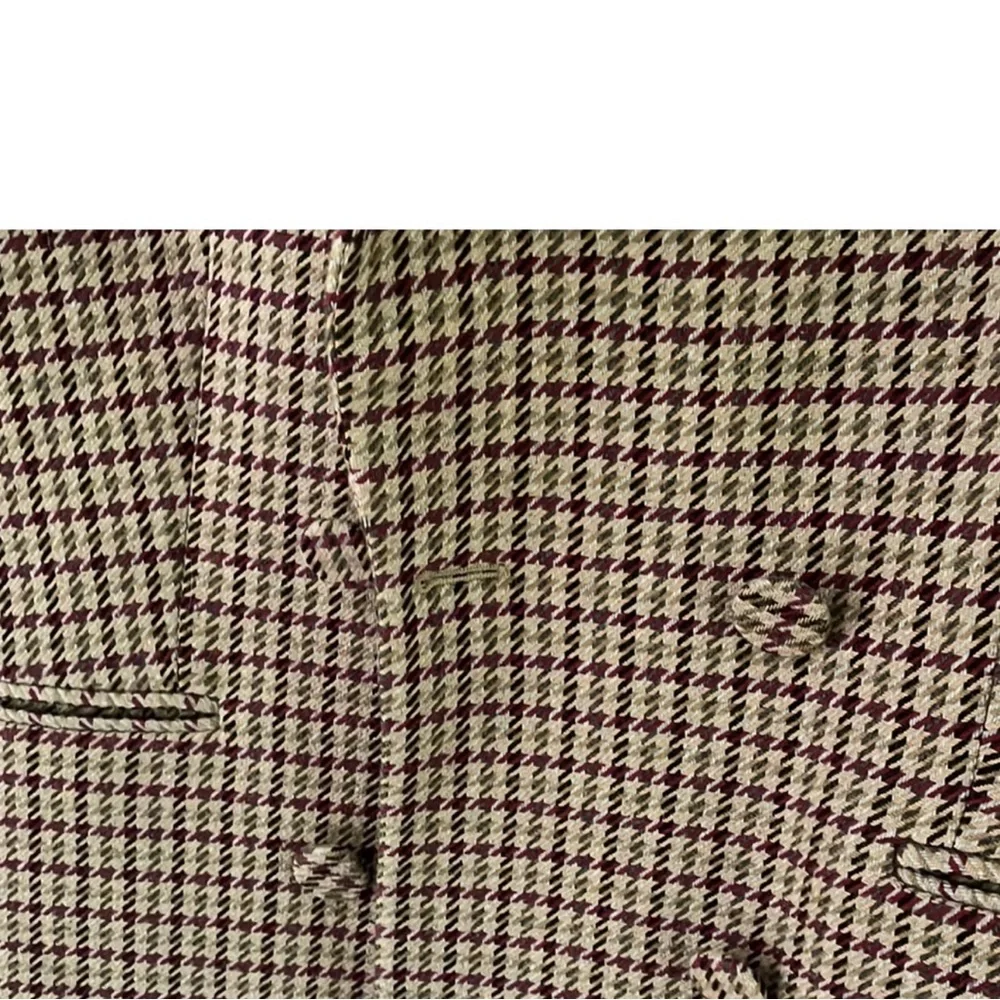 Massimo Dutti Blazer with Multicolor Houndstooth Detail - Picture 4 of 5
